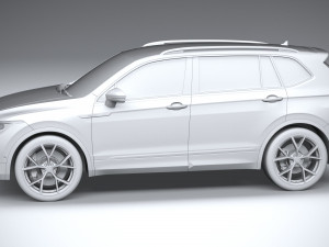 Volkswagen Tiguan R Allspace 2022 3D Model