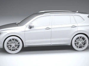 Volkswagen Tiguan R Allspace 2022 3D Model