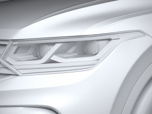 Volkswagen Tiguan R Allspace 2022 3D Model