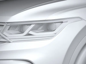 Volkswagen Tiguan R Allspace 2022 3D Model