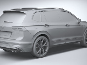 Volkswagen Tiguan R Allspace 2022 3D Model