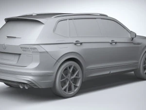 Volkswagen Tiguan R Allspace 2022 3D Model