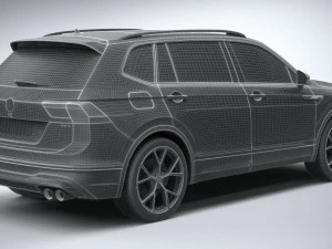 Volkswagen Tiguan R Allspace 2022 3D Model