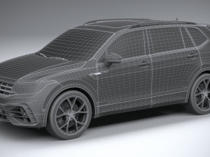 Volkswagen Tiguan R Allspace 2022 3D Model