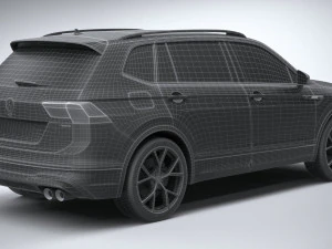 Volkswagen Tiguan R Allspace 2022 3D Model