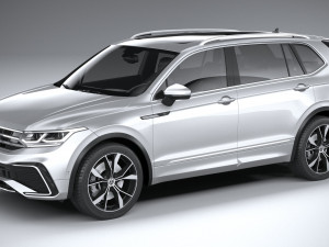 Volkswagen Tiguan R-Line Allspace 2022 Model 3D