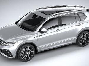 Volkswagen Tiguan R-Line Allspace 2022 Modelo 3D