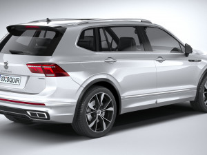 Volkswagen Tiguan R-Line Allspace 2022 Modelo 3D