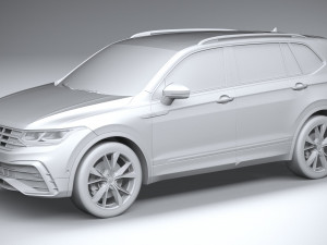 Volkswagen Tiguan R-Line Allspace 2022 Modelo 3D