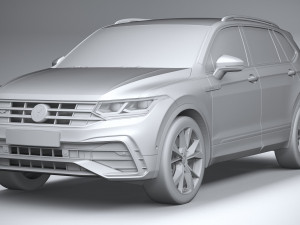 Volkswagen Tiguan R-Line Allspace 2022 Modelo 3D