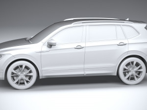 Volkswagen Tiguan R-Line Allspace 2022 Modelo 3D