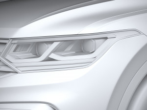 Volkswagen Tiguan R-Line Allspace 2022 Modelo 3D