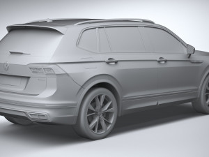 Volkswagen Tiguan R-Line Allspace 2022 Modelo 3D