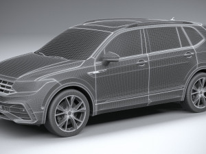 Volkswagen Tiguan R-Line Allspace 2022 Modelo 3D