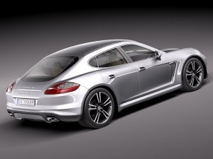 Porsche Panamera Turbo S 2012 Model 3D