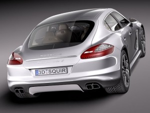 Porsche Panamera Turbo S 2012 Model 3D