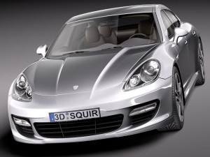 Porsche Panamera Turbo S 2012 Model 3D