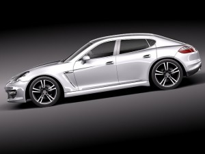 Porsche Panamera Turbo S 2012 Model 3D