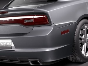 Dodge Charger 2012 3D Model