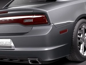 Dodge Charger 2012 3D Model