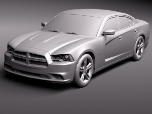 Dodge Charger 2012 3D Model