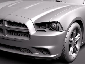 Dodge Charger 2012 3D Model