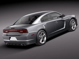Dodge Charger 2012 3D Model