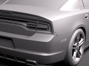 Dodge Charger 2012 3D Model