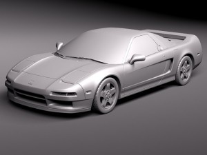 Honda NSX 1990 3D Модель