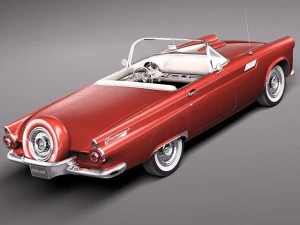 Thunderbird 1956 Modello 3D