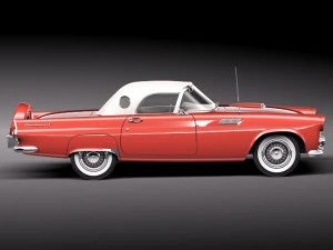Thunderbird 1956 Modello 3D