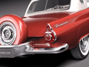 Thunderbird 1956 Modello 3D
