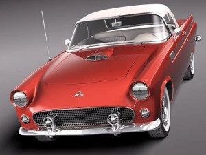 Thunderbird 1956 Modello 3D