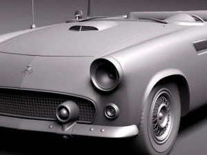 Thunderbird 1956 Modello 3D