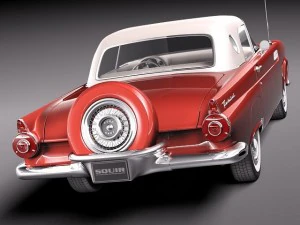 Thunderbird 1956 Modello 3D