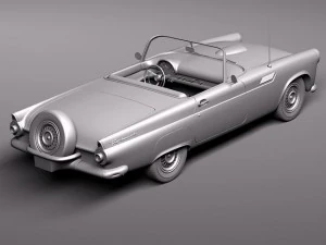 Thunderbird 1956 Modello 3D
