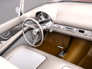 Thunderbird 1956 Modello 3D