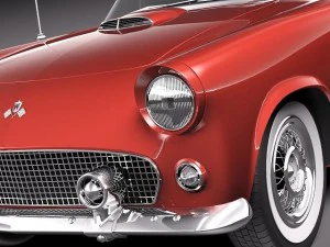 Thunderbird 1956 Modello 3D