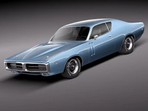 Dodge Charger 1971 Modelo 3D