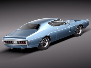 Dodge Charger 1971 3D Модель
