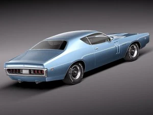 Dodge Charger 1971 3D Model