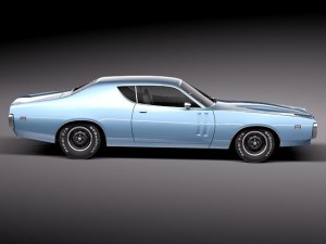 Dodge Charger 1971 3D Модель