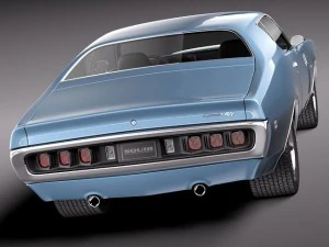 Dodge Charger 1971 3D Model