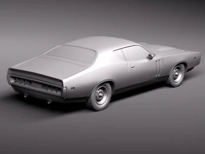 Dodge Charger 1971 3D Model