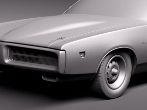 Dodge Charger 1971 3D Модель