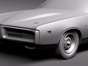 Dodge Charger 1971 3D Model
