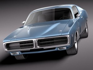 Dodge Charger 1971 3D Модель