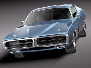 Dodge Charger 1971 3D Model
