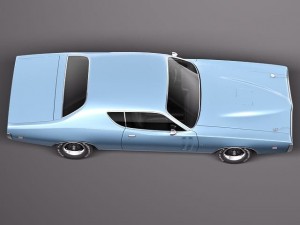 Dodge Charger 1971 3D Модель