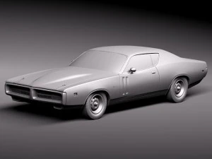 Dodge Charger 1971 3D Model